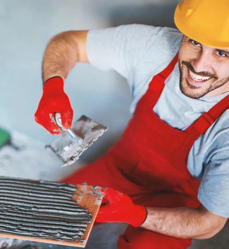 Tile Adhesive Application