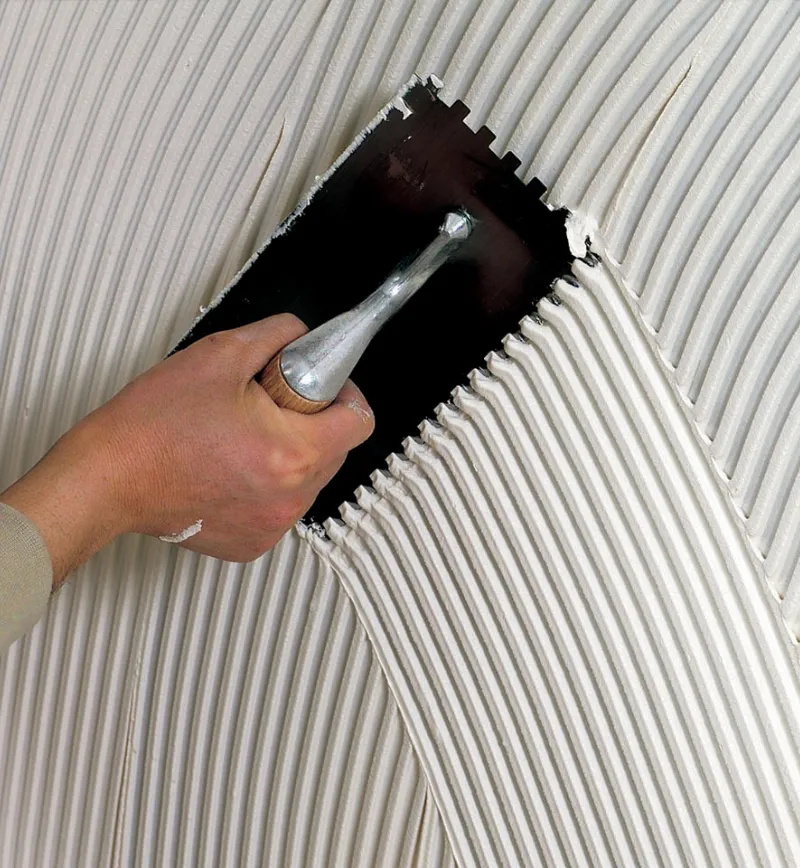 Tile Adhesive Application