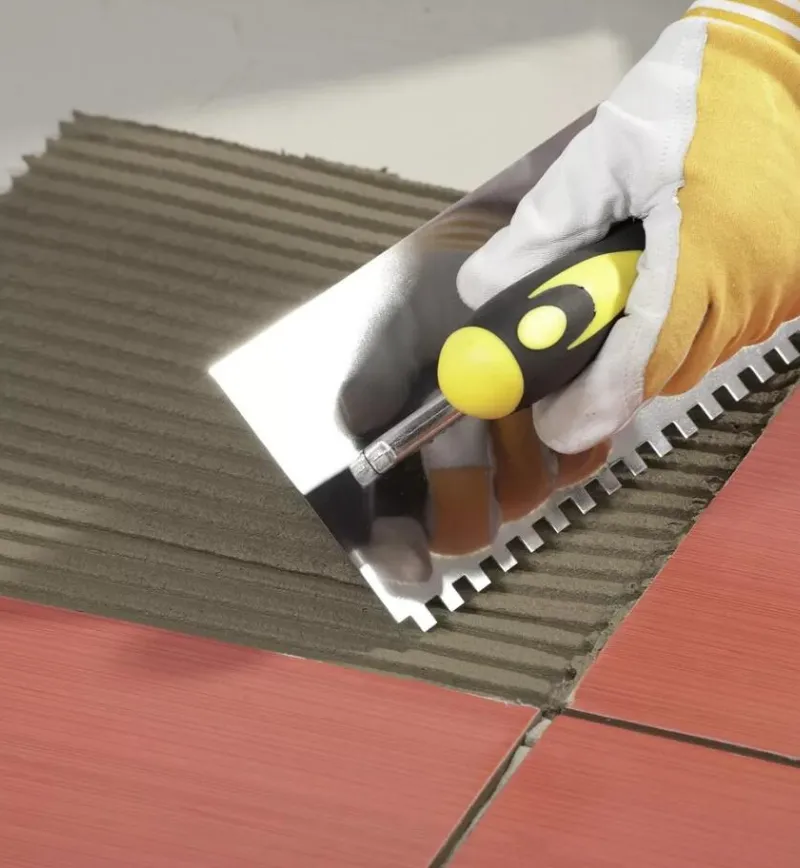 Tile Adhesive Application