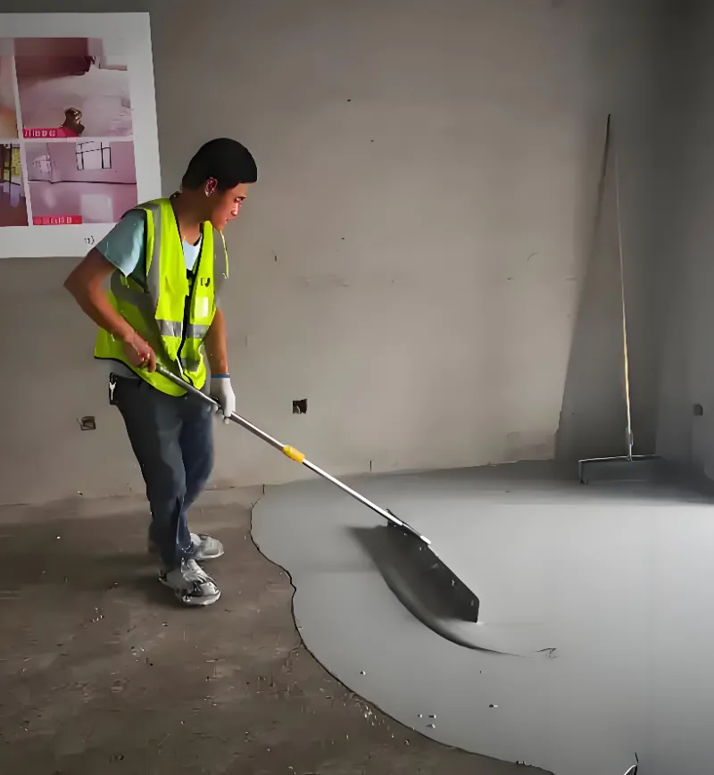 Self-Leveling Mortar Application