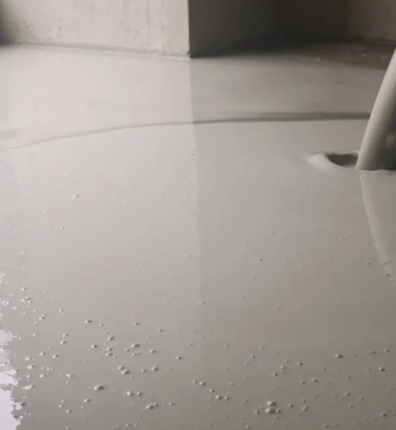 Self-Leveling Mortar Application